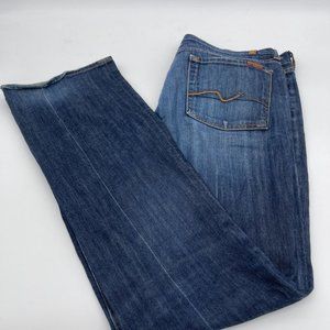 COPY - 7 for All Man Kind Jeans Bootcut Sz 32 Medium Wash